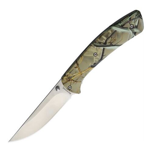 Browning Camo Linerlock Tactical Clip Point Folding Knife - Camo 4.5 Inch #3220234