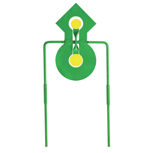 Champion 22 Cal Rimfire Double Reaction Metal Spinner Target - Green #ch44880