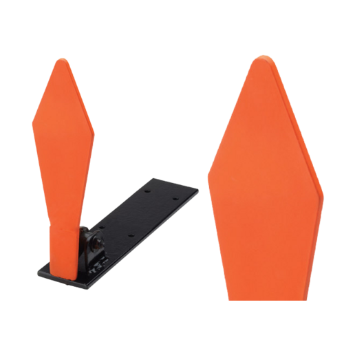 Champion .22 Rimfire Metal Pop-Up Diamond Shape Target - W Four 6-Inch Stakes #ch44886