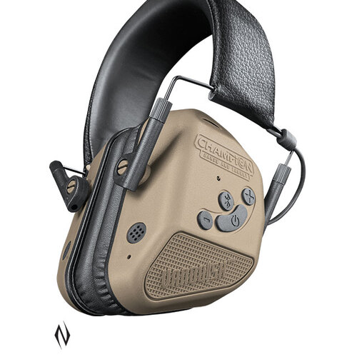 Champion Vanquish Elite Series Bluetooth Electronic Ear Muffs - Burnt Bronze #ch40983
