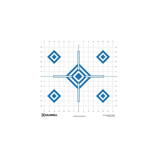Caldwell  Paper Target 16" Sight In Blue - 10 Sheets #Cald-pt16sb