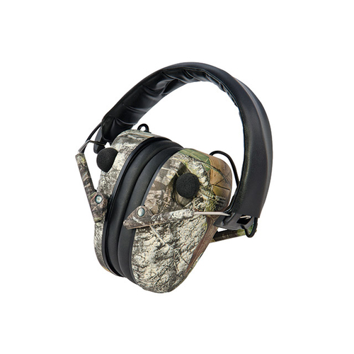 Caldwell Emax Low Profile Stereo Sound Electronic Ear Muffs - Camo #cald-elpmo