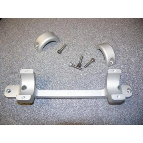 Dnz Tikka 1in Scope Tube Mount - High Silver #Dnz16550s