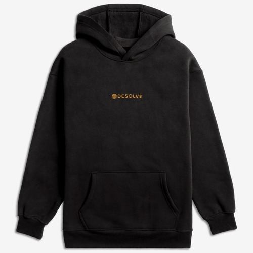 Desolve Classic Hoodie Embroidered Chest Logo - Fossil #dsc123721 [xl]