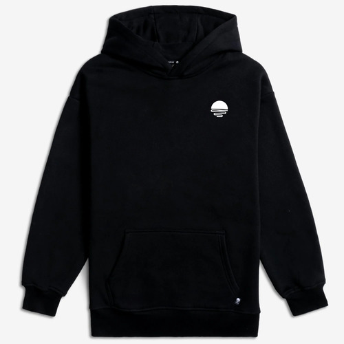 Desolve Insignia Hoodie Relaxed Silhouette And Dropped Shoulder - Black #dsv123950 [s]