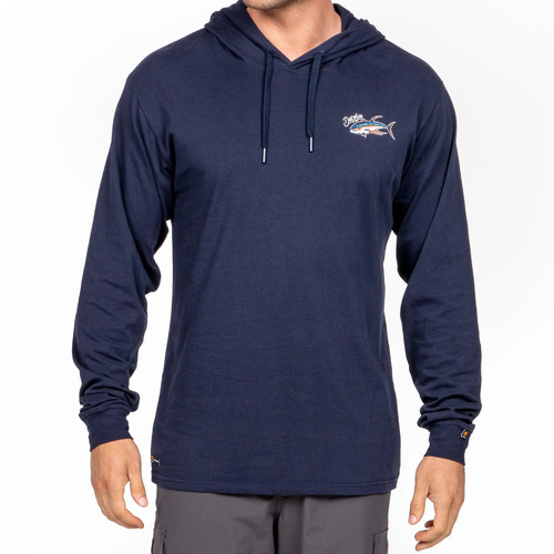 Desolve Ahi Lw Hood Premium Lightweight Recycled Cotton Blend - Navy #dsv124313 [xl]