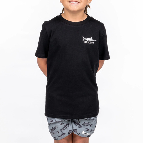 Desolve Audax Tee Kids Standard Fit Screen Print - Black #dsv124573 [14]