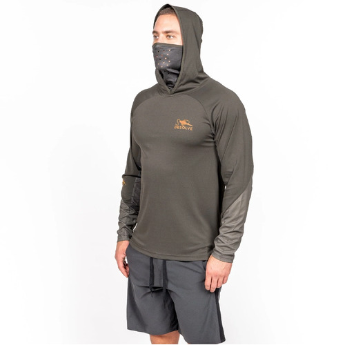 Desolve Brownie Fish Face Hoodie Redesigned Modular Face Mask - Forest Gree #dsv124605 [xl]