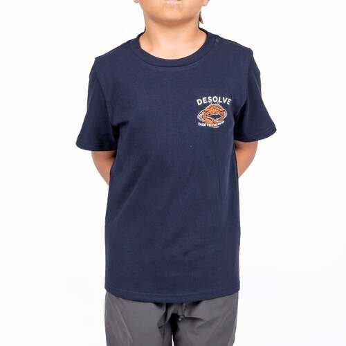 Desolve Crustacean Tee Kids Recycled Cotton Blend - Navy #dsv124701 [6]
