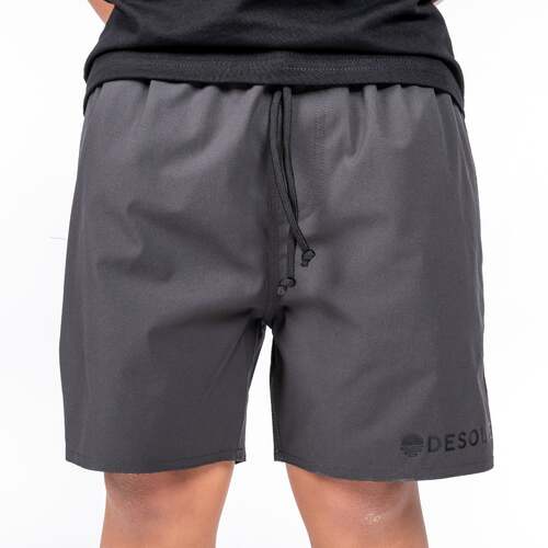 Desolve Morphosis Harbour Shorts Kids Water Activated Print Quick Drying - Shift Grey #dsv124874 [2]