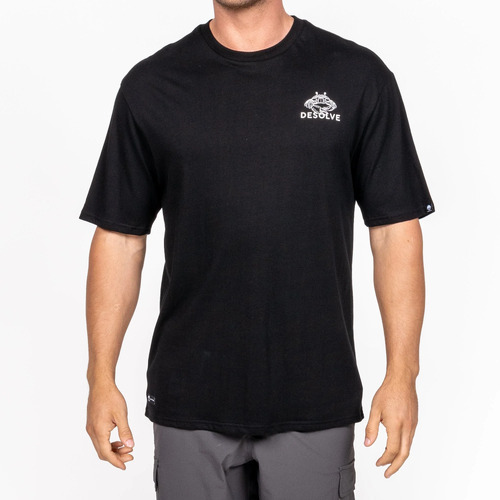Desolve Serrata Tee Short Sleeve Shirt Recycled Cotton Blend - Black #dsv125039 [2xl]