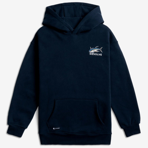 Desolve Ahi Hoodie Dropped Shoulder Relaxed Fit - Navy #dsv125314 [m]