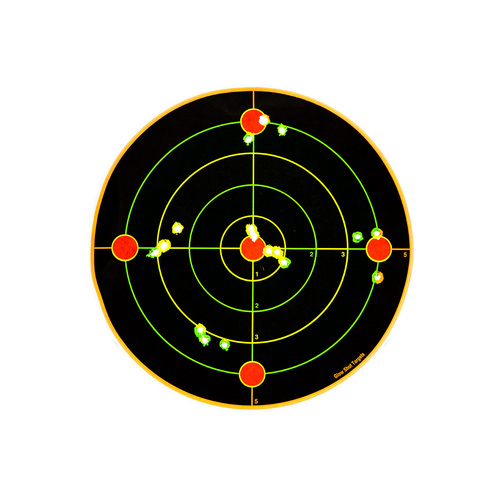 Eagleye Glowshot 10 Inch Heavy Card Splatter Shooting Target - 25Pk #gs10Hc
