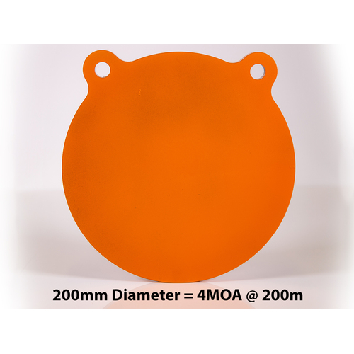 Eagleye Glowshot Round 200Mm Bis500 Steel Gongs Shooting Target -  #gs200