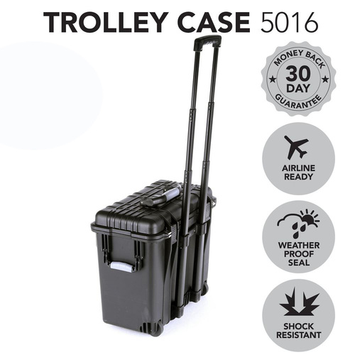 Evolution Gear Hd Series Trolley Hard Case - Black #6530_B