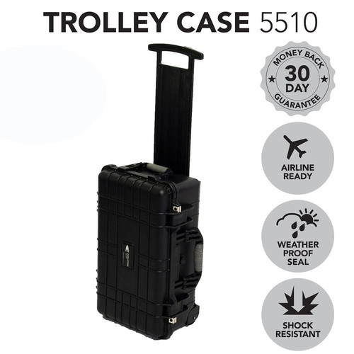 Evolution Gear Hd Series Trolley Hard Case - Black #5510_B