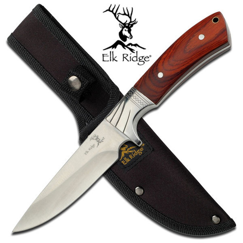 Elk Ridge Hunting Drop Point Blade Gentleman's Knife - 9 Inch Overall W Sheath #er-148