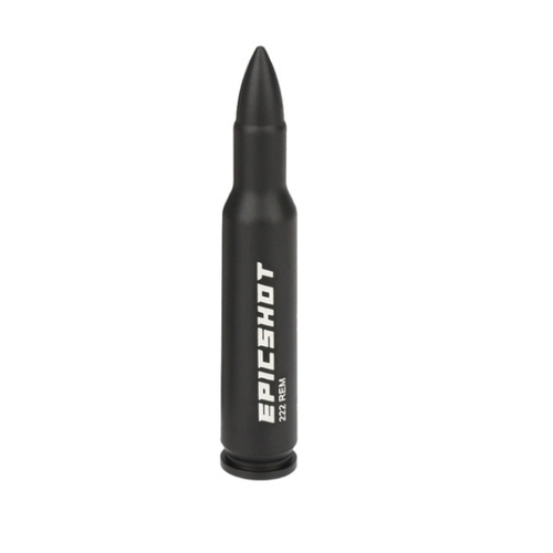 Epicshot Premium Metal Snap Caps - 222 Rem Single Black #es119104