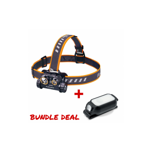 Fenix Hm65r 1400 Lumen Dual Output Headlamp W E-lite - Aluminum #Fenix Hm65r + E-lite