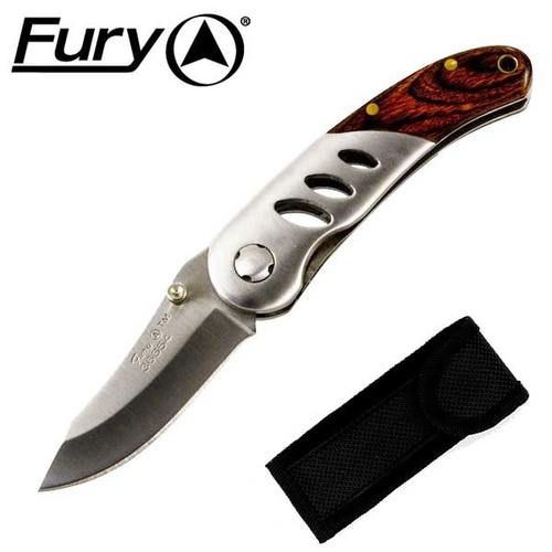 Fury Envoy Pakkawood Pocket Knife 95Mm
