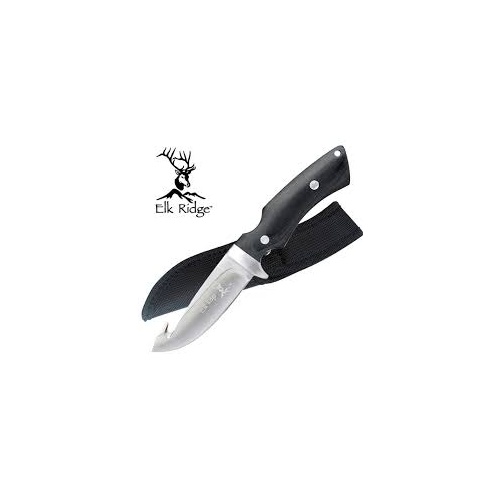 Elk Ridge Gut Hook Hunter Fixed Blade Hunting Knife With Sheath Er-066