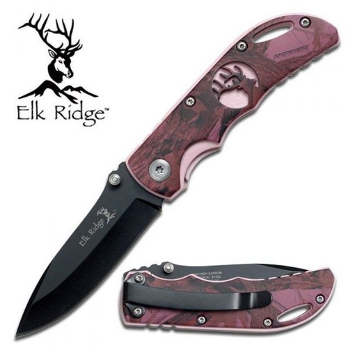 Elk Ridge Pink Camo Pocket Knife