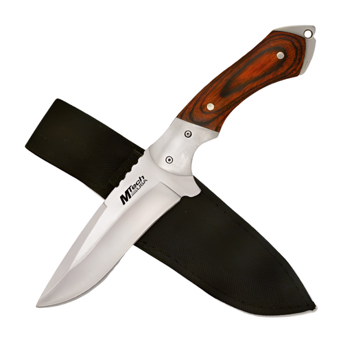 Mtech Hunting Knife - Pakkawood Handle Fixed Blade #k-Mt-080