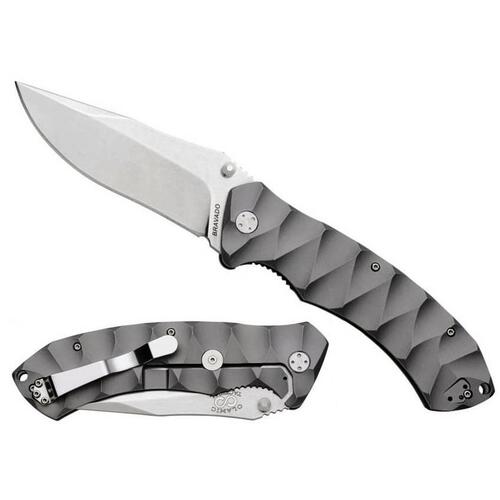 Fox Olamic Bravado Hunting Folding Knife - 10.5Cm Blade W Titanium Handle #olc-0112/2Ti