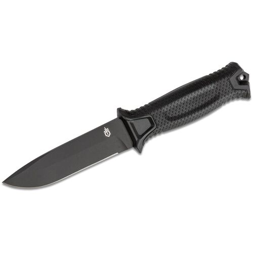 Gerber Strongarm Tactical Fixed Blade Knife - Fine Edge Black Handle #30-001038n