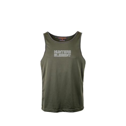 Hunters Element Eclipse Singlet Forest Green [4xl]
