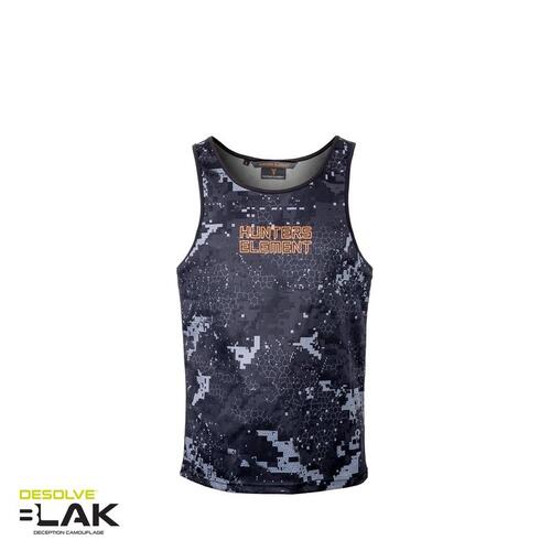 Hunters Element Eclipse Singlet Desolve Blak [L]