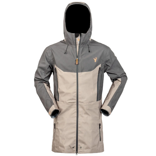 Hunters Element Outdoor Ultra-light Waterproof Atlas Jacket - Sand Charcoal #atlas [size Xl]