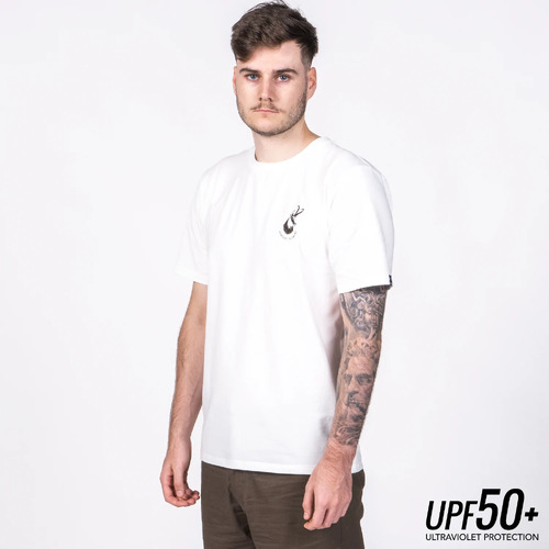Hunters Element Chamois Tee Cotton Upf50+ - White #chamois [size S]