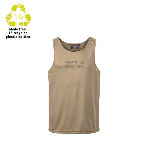 Hunters Element Eclipse Singlet - Tussock #ecl Tus [size 5xl]