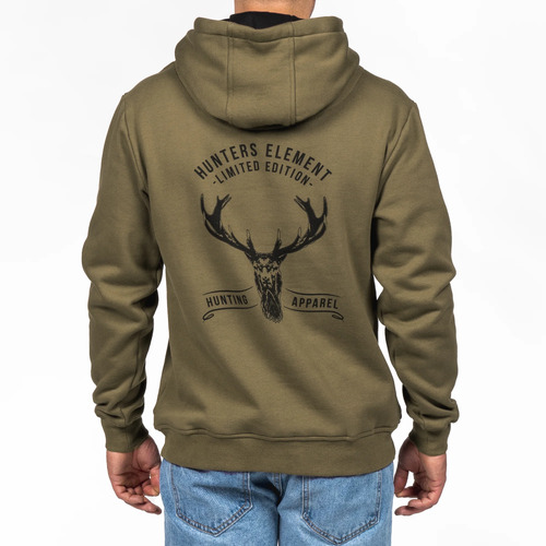 Hunters Element Outdoor Windproof Tine Hoodie - Khaki #Tine Kh [Size L]