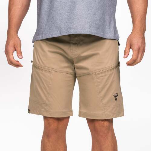 Hunters Element Anvil Shorts Hardwearing For Hard Work  - Tussock #he124502 [3xl/42]