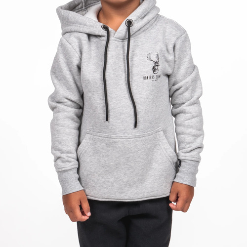 Hunters Element Croaker Hoodie Kids Premium Quality And Super Warm - Grey Marle #he124670 [12]