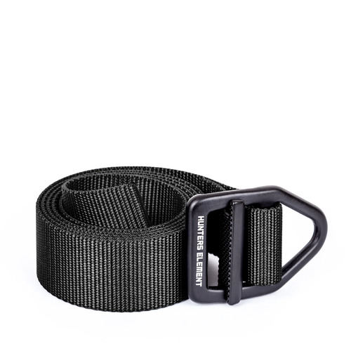 Hunters Element Torque Belt 38mm Nylon Webbing - Black #9420030089584