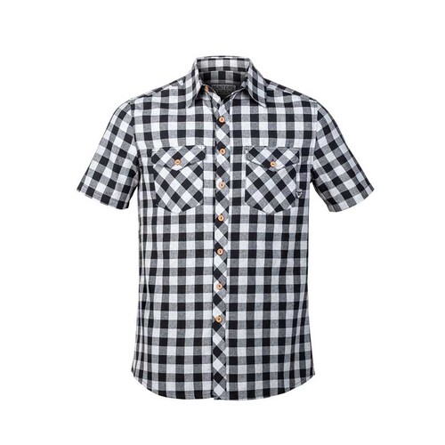 Hunters Element Mens Outdoor Flint Shirt - Ash Plaid #Flint Ap [Size L]