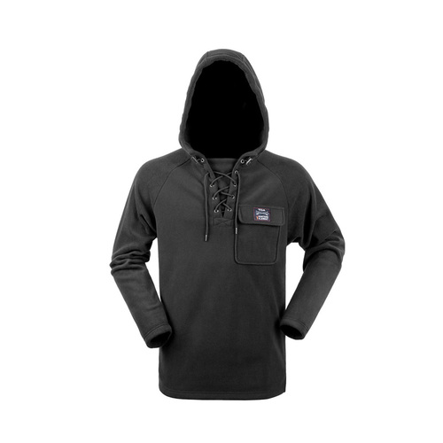 Hunters Element Warm Tough Outdoor Whakarapu Long Sleeve Hood - Black #whakarapu Bl [size]