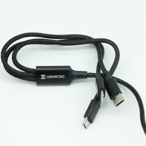 Hikmicro 3-in-1 Usb Cable - Black #Hik-3in1cable
