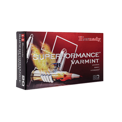 Hornady Superformance 223 Rem 53 Gr V-max Varmint Ammunition 20 Rounds