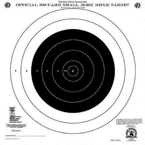 Hoppe's Competition 100 Yards Small Bore Rifle Target 20Pk #a14