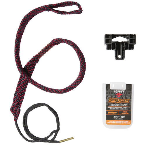 Hoppes Gun Cleaner Boresnake Fit In Backpack Patented Case Design Pull T-handle - .416 .460 Cal Rifle #hp24019d