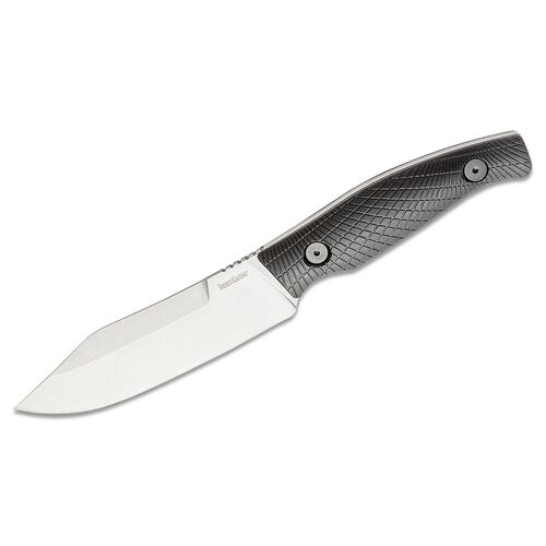 Kershaw Camp 5 Stonewashed Bowie Fixed Knife - 4.75 Inch Blade #ks1083