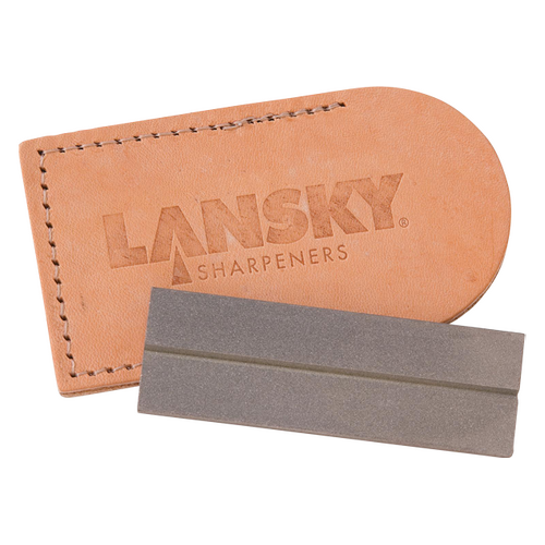 Lansky Diamond Pocket Sharpening Stone Fine Carrying Pouch Durable - 3 Inches #Lldpst