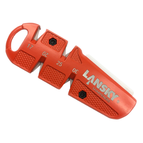 Lansky C Sharp Portable All Ceramic Sharpener Excellent Top-selling Quadsharp - Red Durable Metal Casing #Lcsharp