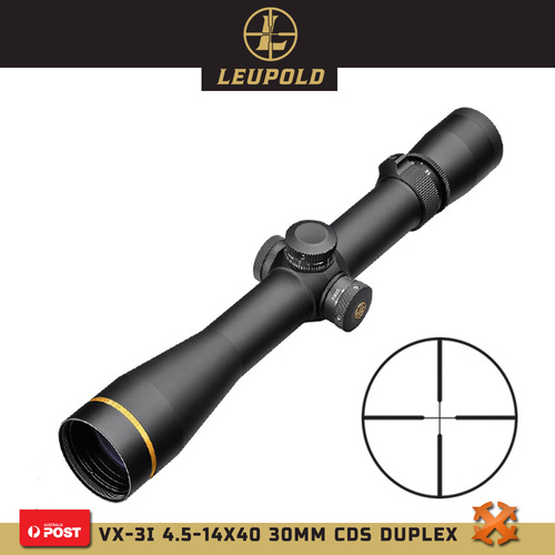 Leupold 4.5-14X40 Riflescope 30Mm Side Focus Cds Matte Duplex Le170703