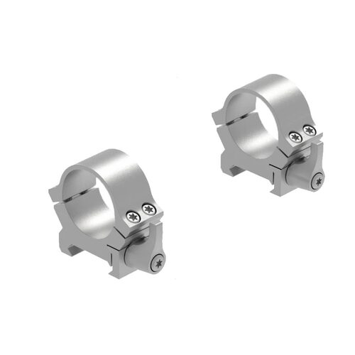 Leupold Qrw2 1 In Weaver Style Riflescope Mounting Rings - Silver #Le174066