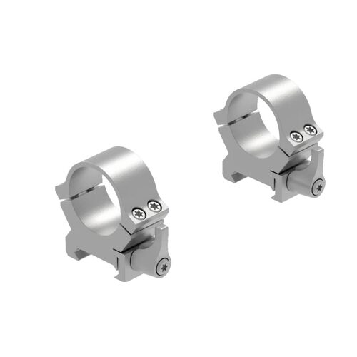 Leupold Qrw2 1 In Weaver Style Riflescope Mounting Rings - Medium Silver #Le174069
